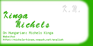 kinga michels business card